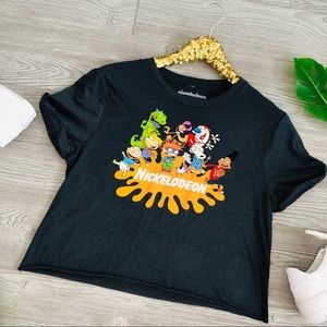 🔥Nickelodeon graphic cropped tee shirt